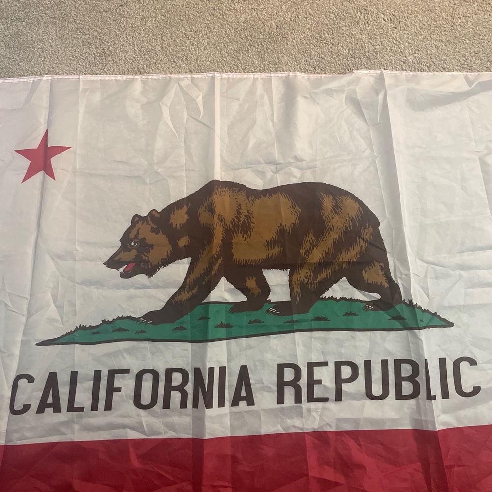 California republic 3x5 polyester wall flag